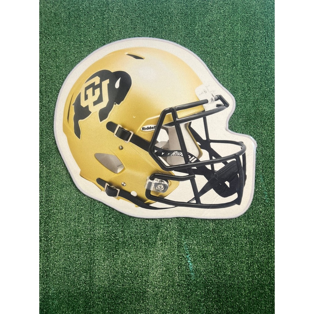 Colorado Buffaloes Buffs CU NCAA Football Rug Non Slip Back